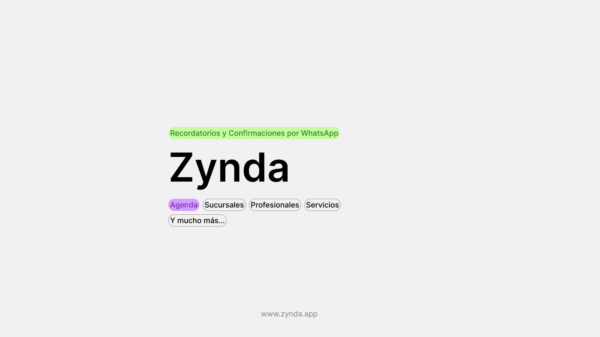 Zynda | SaaS de gestión y automatización de citas